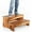 Acacia, variant on 25" Long Step Stool for Adult & Kid - Acacia Wood Two Step Stool 500 Lbs - Wooden Riser 2-Step Spa & Hot Tub Stairs for Pool - Heavy Duty 2 Step Stools for Bed, Kitchen,Outdoor (Patent Pending)