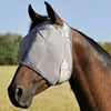 18CE Yearling Large Pony Cashel Crusader Standard Fly Mask No Ears Nose Grey