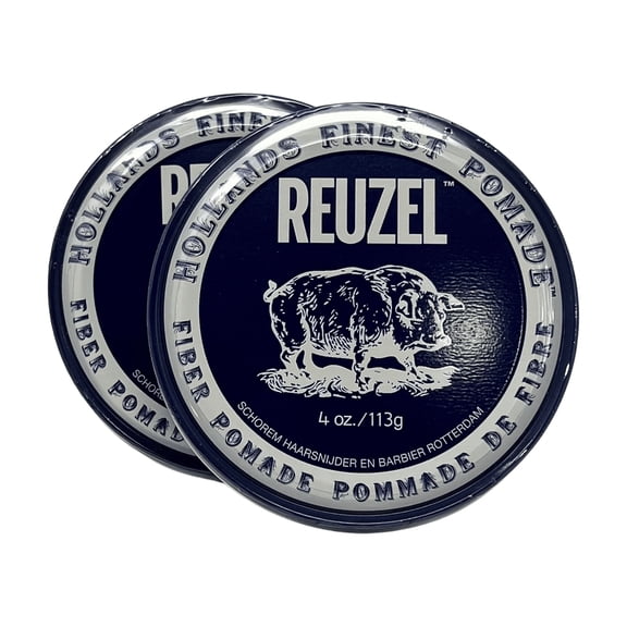 Reuzel Fiber Pomade Regular Size 4 oz, Pack of 2