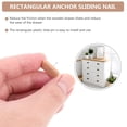 thumbnail image 3 of Raindrops 1set Glide Plastic Chair Glides For Smooth Sliding Each For Drawer Repair And Maintenance, 3 of 6