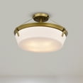 thumbnail image 6 of Nuvo Lighting - Rowen - 3 Light Semi-Flush Mount In Traditional Style-9.63, 6 of 16