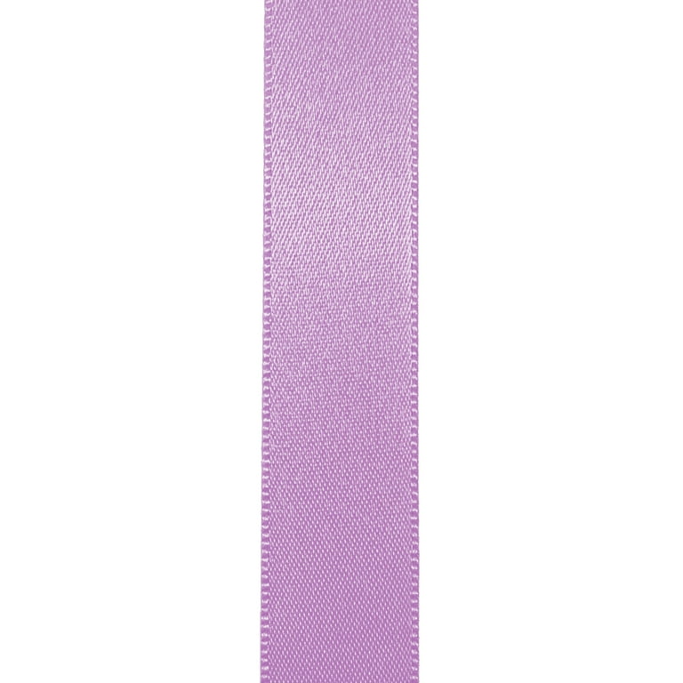 Lavender Single Face Satin Ribbon, 5/8