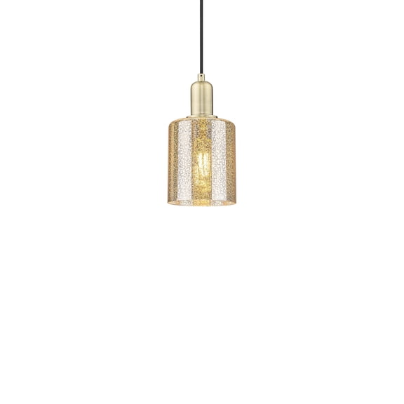 Innovations Lighting 716-1P-AB-G116 Cobbleskill 5" Wide Mini Pendant - Brass