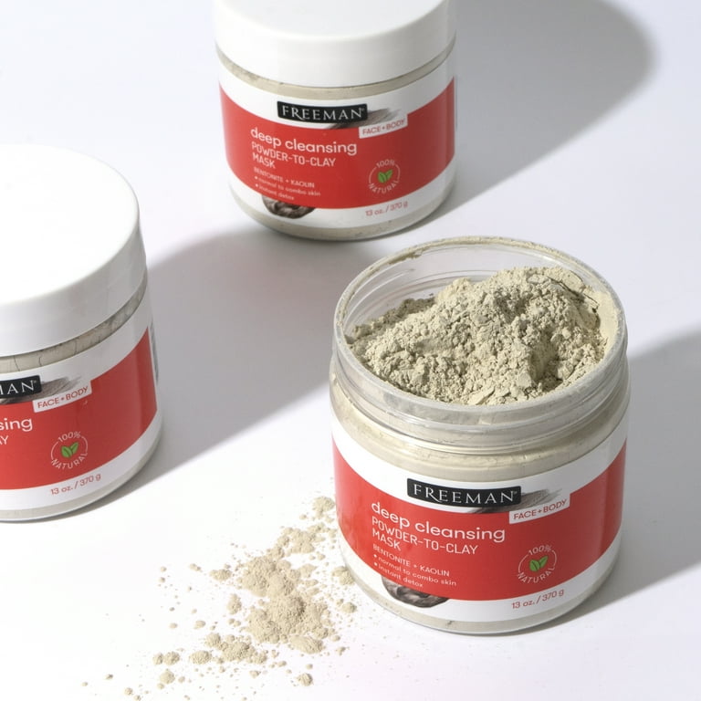 Freeman Bentonite and Kaolin Powder to Clay Facial Mask, Face and
