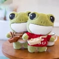 thumbnail image 4 of Visland Plush Doll Cartoon Interesting Expression Vivid Frog Plush Toy for Children, 4 of 8