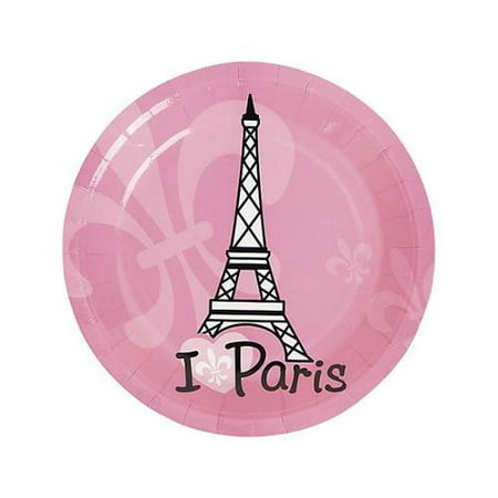 

Perfectly Paris Dessert Plates - Party Supplies - 8 Pieces