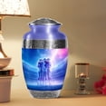 thumbnail image 6 of MUKTIVE Baseball Urns for Ashes - Large Burial Urn for Human Ashes Men - Blue Small Urn for Adult Dad - 10& 3 Inch, Combo of 5 (1 Large + 4 Keepsake) for Funeral Urns, 6 of 7
