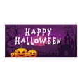 thumbnail image 2 of Diceymbol Halloween Garage Door Cover 157x73 Inch Polyester Holiday Decor 1-Piece, 2 of 8