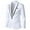 White, variant on QENGING Men's Suit Jacket Stylish Casual Solid Business Wedding Party Outwear Coat Suit Tops for Home Party Outdoor