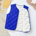 thumbnail image 3 of Bixock Toddler Girls Puffer Vests Girls Zip Up Jackets Kids Fleece Vests Waistcoat Outerwear Sleeveless Crew Neck Padded Thermal Daily Jacket for Kids 2-14Years, 3 of 7