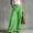 03-Green, variant on Women's Cotton Linen Wide Leg Pants, High Waist Button Casual Loose Long Trousers with Pockets, Solid Color Fashion Pants for Daily Vacation Wear 02-Blue XL