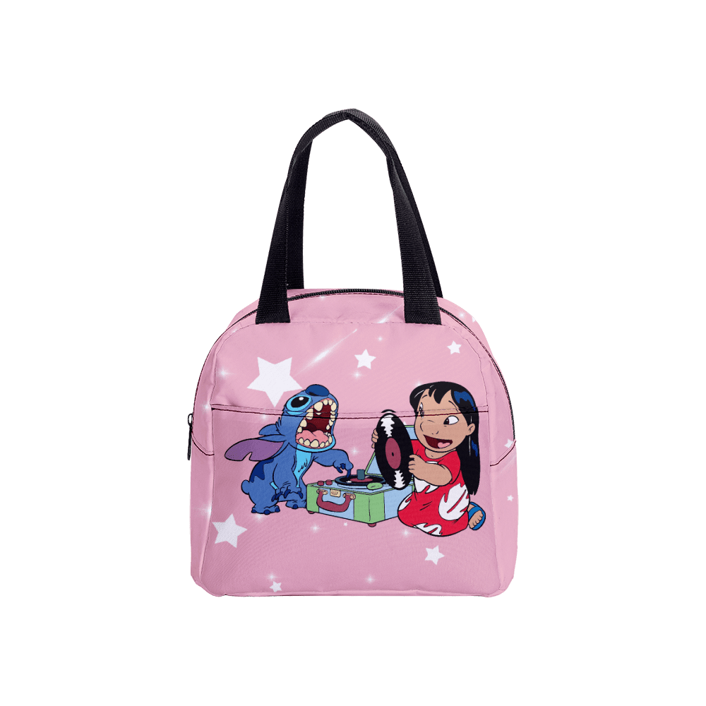 Lilo and Stitch Lunch Bag Large Lunch Box Reusable Lunch Tote Bag for Kids