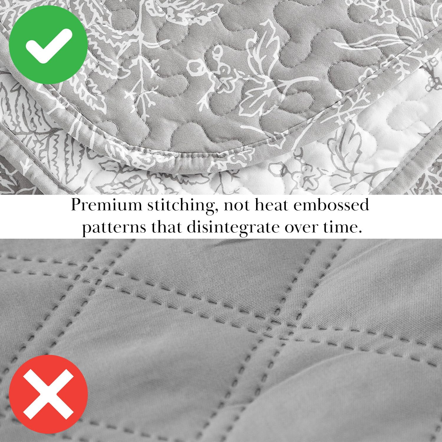 Winter Brush Print Soft & Supreme Quality Reversible Lightweight Quilt Set