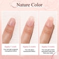 thumbnail image 4 of Kit de uñas en polvo para uñas AZUREBEAUTY Starter, 8 colores translúcidos, 4 of 9