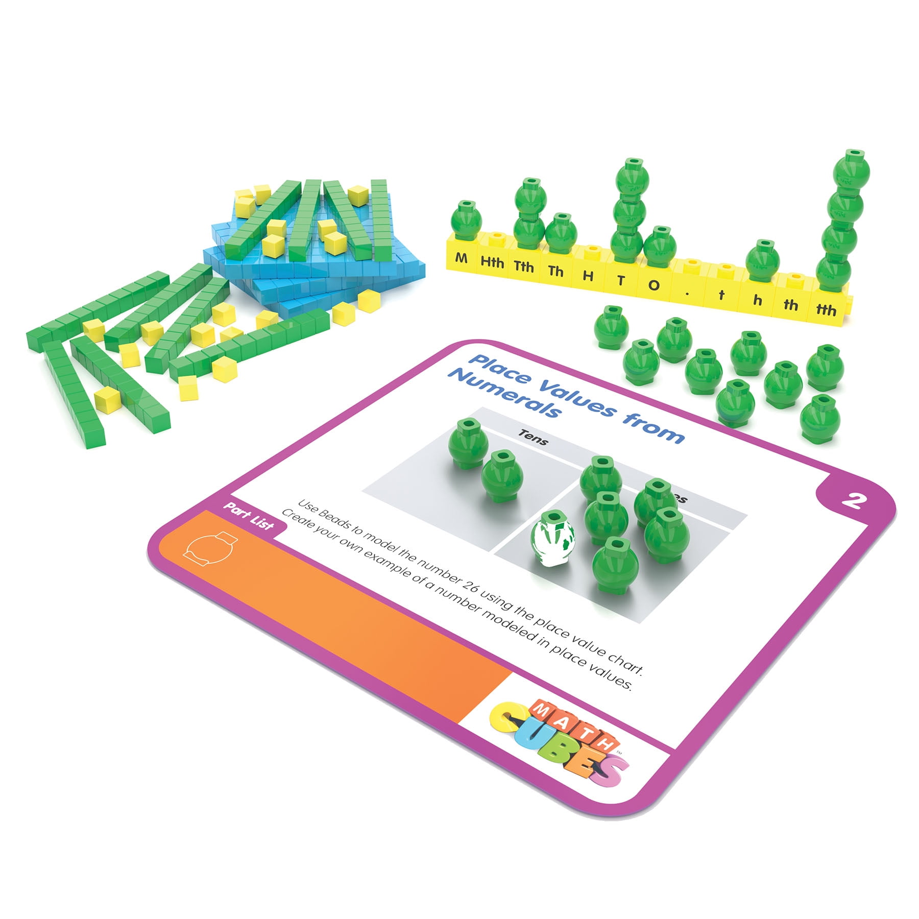 Junior Learning Mathcubes - Place Values