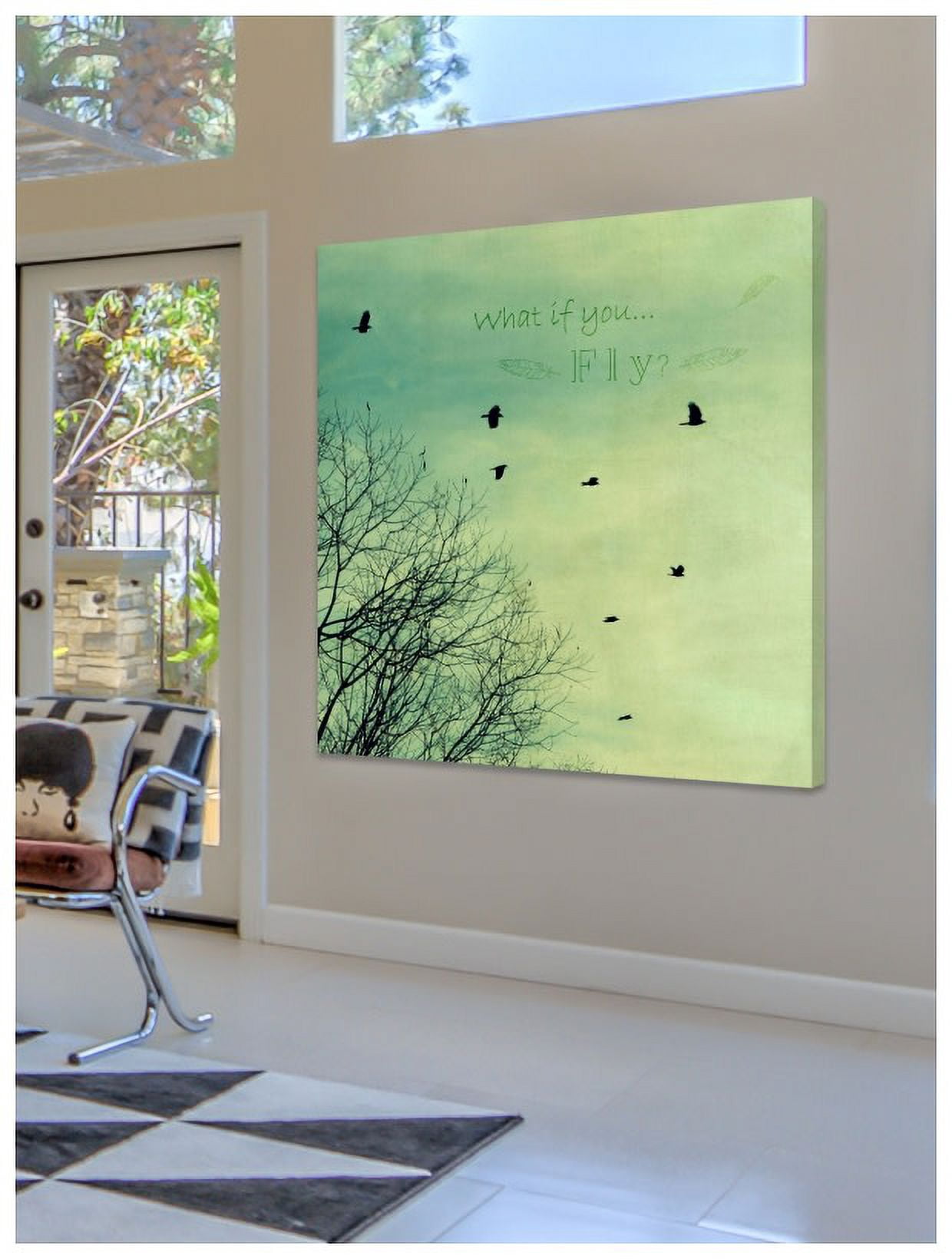 Marmont Hill "What If You Fly" by Robert Dickinson Painting Print on Canvas