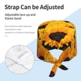 thumbnail image 4 of Kdxio Flower Bush Sunflower Pattern Turban Hat for Women Men Comfortable Adjustable Cleaning Working Cap with Sweatband, 4 of 8