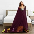 thumbnail image 5 of Animal Pattern Throw Blanket, Super Soft Anti-Pilling Flannel Bed Blankets, 80"x60", 5 of 8