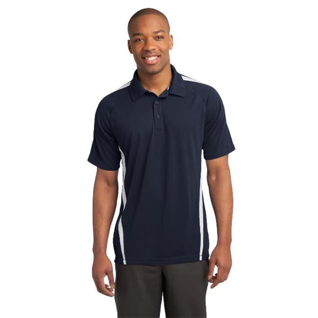 ST685 Mens PosiCharge Micro-Mesh Colorblock Polo Tees, True 