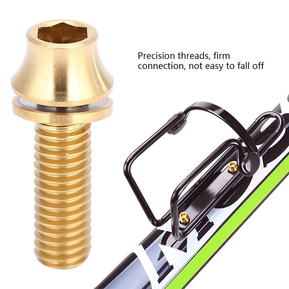 Bicycle Water Bottle Cage Holder Screw Bolts Durable Colorful Bike AccessorBLKH