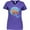 Purple, variant on Inktastic Key West, Florida Swimming Sea Turtle with Bubbles Women's V-Neck T-Shirt