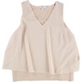 thumbnail image 1 of bar III Camiseta sin mangas tejida para mujer, rosa, XXL, 1 of 2