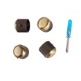 thumbnail image 1 of Guitar Knob Set, Excellent Craftsmanship Guitar Knob Hat Kit 4Pcs Robust Decorative Lightweight  For DIY, 1 of 7