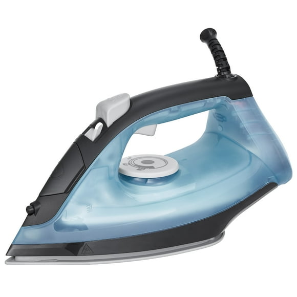 KFFKFF Steam Iron, 1700W Iron for Clothes, Aluminum Alloy + PTFE Soleplate, Auto Shut-Off, Self-Cleaning, Four Temperature Settings, Quick Heating, Anti-Drip, Clothing Iron