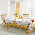 thumbnail image 2 of Fall Maple Leaf Tablecloth Rectangle 54x72 Inch,Thanksgiving Autumn Harvest Pumpkin Tablecloth for Holiday Party Dinner Decor, 2 of 6