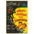 thumbnail image 2 of Hollywood Photo Archive 17x24 Black Ornate Wood Framed with Double Matting Museum Art Print Titled - Abbott and Costello - Meet Frankenstein, 2 of 4