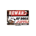thumbnail image 1 of Vinilo autoadhesivo Warning Sign Beware of Dogs, 10 unidades/lote, 1 of 1