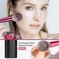 thumbnail image 5 of Makeup Brush Set 18 Pcs Premium Synthetic Foundation Powder Concealers Eye shadows Blush Makeup Brushes with black case, 5 of 7