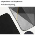 thumbnail image 3 of Nvzi Diatomaceous Earth Bath Mat,Natural Diatomite Shower Floor Mat No Slip Bathtub Mat Grey Stripes Super Water Absorbent Anti Slip Quick Dry Bath Mat for Adult Bathroo Kitchen Bedroom 16x24in, 3 of 5