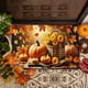 thumbnail image 4 of Felpudo con Diseño de Calabaza y Hojas de Arce Otoñales | Alfombra Decorativa para Entrada, Halloween y Acción de Gracias | Alfombra de Poliéster Suave para Baño, Cocina y Porche | Felpudo Lavable y, 4 of 6