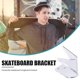 thumbnail image 1 of Estante del monopatín Soporte de exhibición en rack Acrílico Longboard Deck Skate Scooter Stand Skate Board Holder Barbie Nuevos Originales, 1 of 7