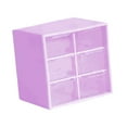 thumbnail image 4 of Organizador de cajones pequeño para escritorio, caja de almacenamiento de escritorio, caja de almacenamiento de joyas, caja organizadora de cuentas Púrpura, 4 of 8