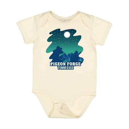 

Inktastic Smoky Mountains Pigeon Forge Tennessee with Bear Gift Baby Boy or Baby Girl Bodysuit