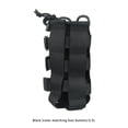 thumbnail image 3 of Yuarrent Bolsa de botella de agua de viaje de 2,5 l, funda ajustable con cordón para botella, escalada, senderismo, Camping, bolsas de agua, Escalada Negro 2.5L, 3 of 6