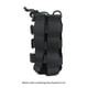 thumbnail image 3 of Yuarrent Bolsa de botella de agua de viaje de 2,5 l, funda ajustable con cordón para botella, escalada, senderismo, Camping, bolsas de agua, Escalada Negro 2.5L, 3 of 6