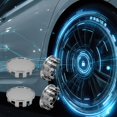 thumbnail image 4 of 54MM Custom Fit Wheel Hub Caps: Upgrade Your Vehicle's Style with Sleek Wheel Covers, 4 of 6