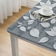 thumbnail image 4 of nygtbtfer Grey White Tablecloth, Fitted Table Cover with Elastic for Tables, Spring Summer Art Table Cloth Outdoor Dinning Party Tablecloths White, 4 of 7