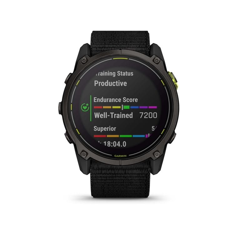 Garmin Enduro 3 Solar, Sapphire Multisport GPS Smartwatch Carbon
