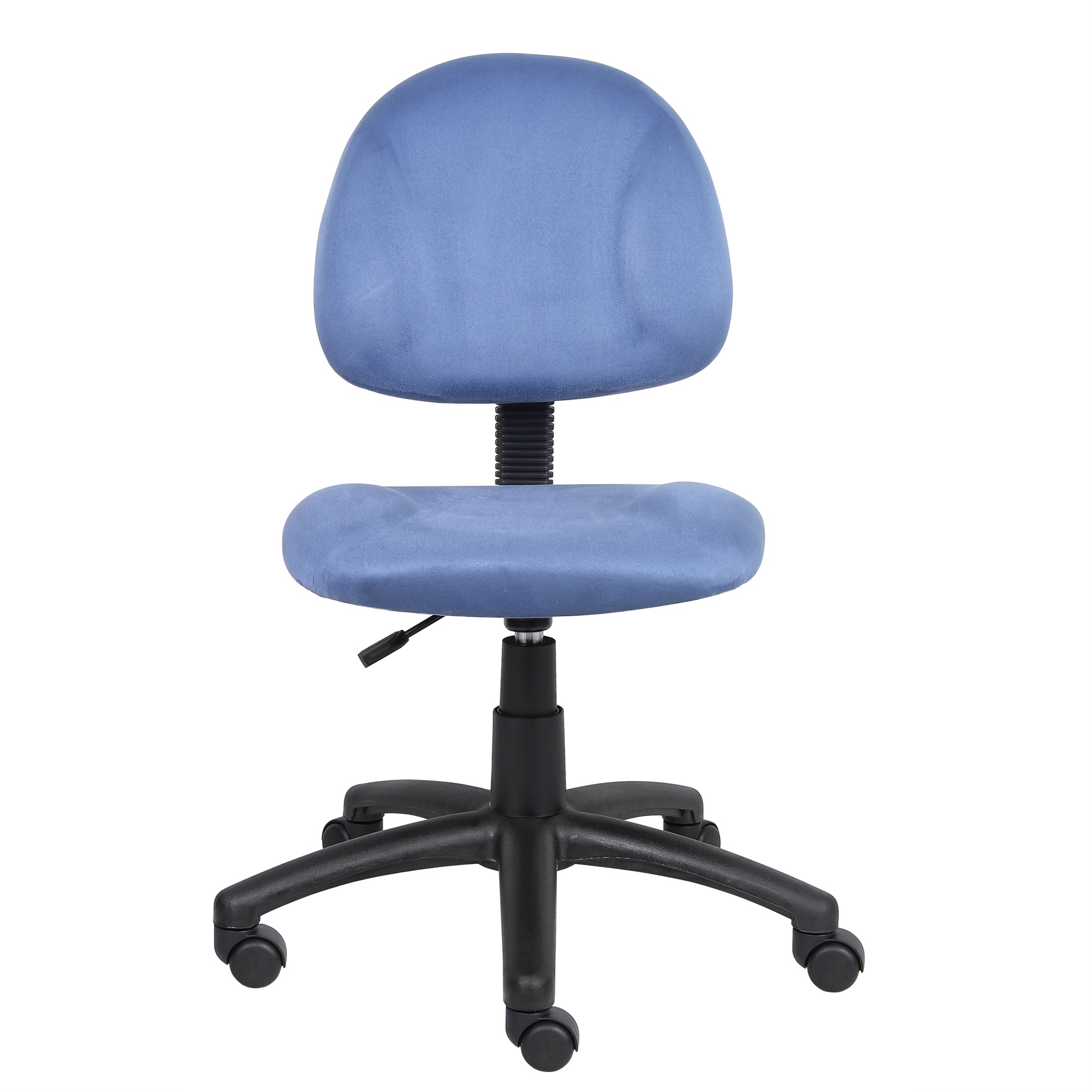 Boss Office Products B325-BE Perfect Posture Deluxe Modern Home Office Chair without Arms, Blue - image 3 of 6