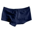 thumbnail image 4 of Stephy Hot Summer Women's Sexy Solid Color Hip Lifting Shorts, Blue, 4XL, 4 of 4