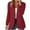Wine, variant on Kukoosong Blazers for Women Business Casual Long Sleeve Open Front Suit Jackets Cardigan Jacket with Pockets