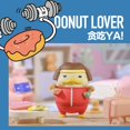 thumbnail image 3 of POP MART Duckoo Fitness Series Blind Box Guess Bag Mystery Box Toys Doll Cute Anime Figure Desktop Ornaments Gift Collection, 3 of 5