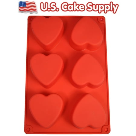 mold molding silicone brownies baking pan valentine decorating cake heart mini