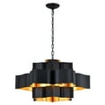 thumbnail image 2 of Bethel International Chandelier Matte Black Metal, 2 of 5