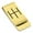 Gold, variant on Stainless Steel Religious IH Monogram Classic Slim Money Clip Credit Card Holder