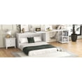 thumbnail image 6 of CoSoTower Queen Size Murphy Bed with Rotable Desk, White, 6 of 9